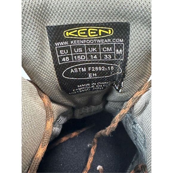 KEEN Voyageur Mid hiking boot Men’s 15 D ASTM F2892-18 - Picture 9 of 16